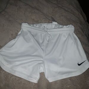 Nike Women's White Athletic Shorts